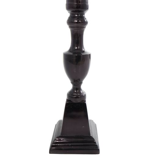 Aluminum Tall Floor Pillar Candle Holder Set